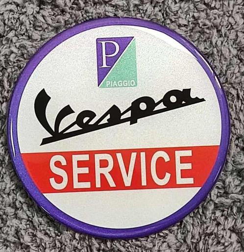 prachtige 3d VESPA Service Decal Embleem, Verzamelen, Automerken, Motoren en Formule 1, Nieuw, Auto's, Verzenden