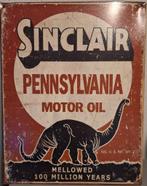 Sinclair Pennsylvania Motor Oil Reclamebord (reproductie), Ophalen of Verzenden