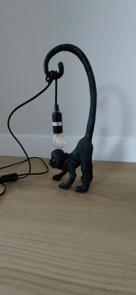 Lamp aap, Huis en Inrichting, Lampen | Tafellampen, Ophalen of Verzenden, Zo goed als nieuw, Minder dan 50 cm