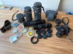 Minolta X-700 Analoge Camera met 3 Lenzen & Accessoires, Ophalen of Verzenden, Zo goed als nieuw, Spiegelreflex, Minolta
