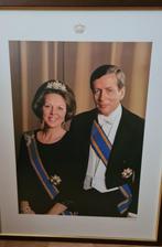 Staatsieportret Beatrix en Claus, Verzamelen, Koninklijk Huis en Royalty, Ophalen, Gebruikt, Nederland, Kaart, Foto of Prent