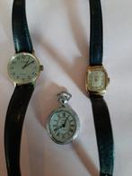 Vintage 3 dames (zak)  horloges - Lincoln Prisma Le Royal, Sieraden, Tassen en Uiterlijk, Ophalen of Verzenden, Zo goed als nieuw