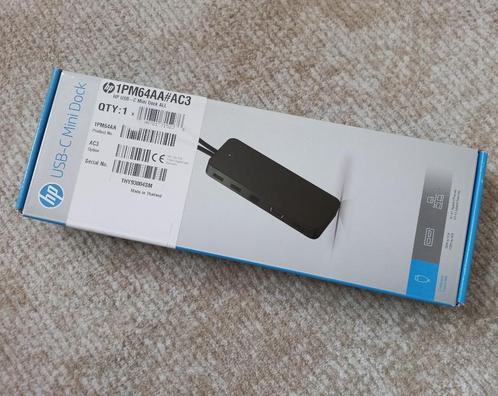 NIEUWE HP USB-C Mini Dock 1pm64aa#ac3, Computers en Software, Dockingstations, Nieuw, Ophalen of Verzenden