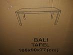 Nieuwe Bali eettafel, nog in de originele verpakking, Ophalen, Nieuw, Rechthoekig, 50 tot 100 cm