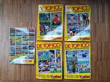5x Voetbalmagazine speciale edities mondiale 1990 beschikbaar voor biedingen
