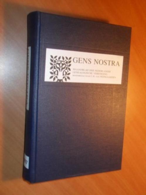 Gens Nostra 1997. Nederlandse genealogische vereniging., Boeken, Geschiedenis | Vaderland, Zo goed als nieuw, 20e eeuw of later