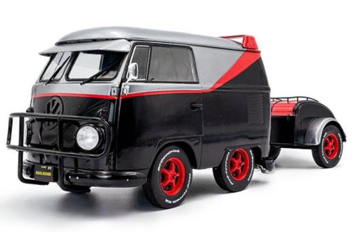 VW T1 Kool Kombi + aanhanger The A-team '24, Hobby en Vrije tijd, Modelauto's | 1:18, Nieuw, Auto, Solido, Ophalen of Verzenden