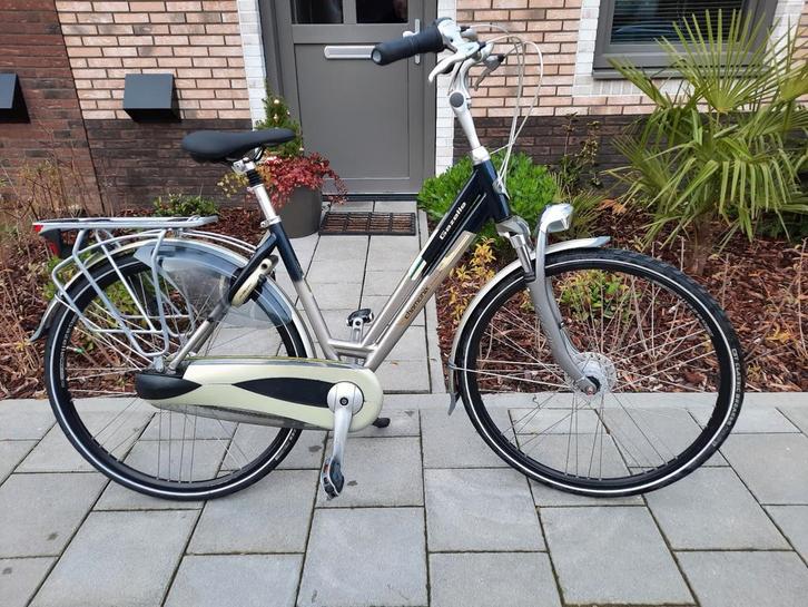 Damesfiets Gazelle Chamonix. Framesize 49 1e eigenaar, Fietsen en Brommers, Fietsen | Dames | Damesfietsen, Zo goed als nieuw