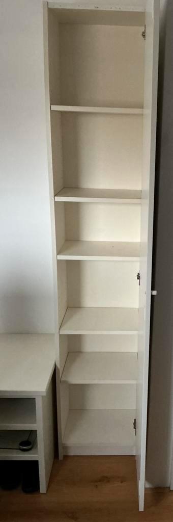 Witte IKEA Billy kast, Huis en Inrichting, Kasten | Kledingkasten, Zo goed als nieuw, 200 cm of meer, Minder dan 50 cm, 25 tot 50 cm