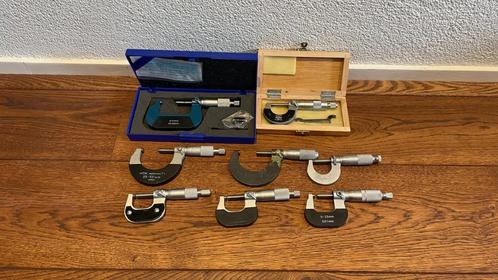 Diverse buitenschroefmaten/micrometers, prijs per stuk!, Doe-het-zelf en Verbouw, Meetapparatuur, Gebruikt, Afstand, Ophalen of Verzenden