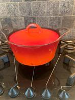 Gietijzeren Hackman pan - Rood, Gebruikt, Ophalen of Verzenden, Koekenpan of Braadpan, Gietijzer