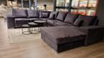 Joly XXL Hoekbank U Vorm Lounge Waterproof Spot Goedkoop, Nieuw, 300 cm of meer, Velours, 150 cm of meer