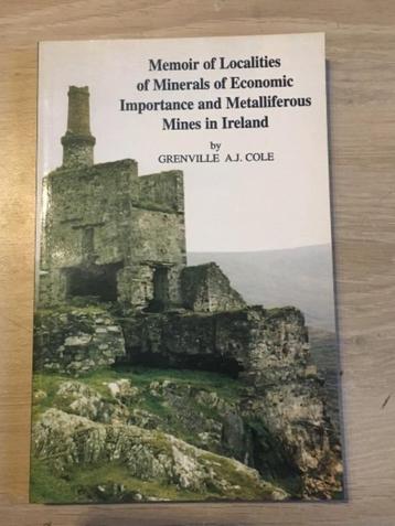 Memoir of Localities om Minerals of Economic (Mines Ireland) beschikbaar voor biedingen