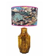 Lampenkap japans landschap, Huis en Inrichting, Rond, Nieuw, Ophalen of Verzenden, Uniek, handgemaakt, aziatisch