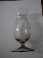 Copier, fumé glas, Leerdam. art deco vaas 17 cm, Antiek en Kunst, Antiek | Glas en Kristal, Ophalen