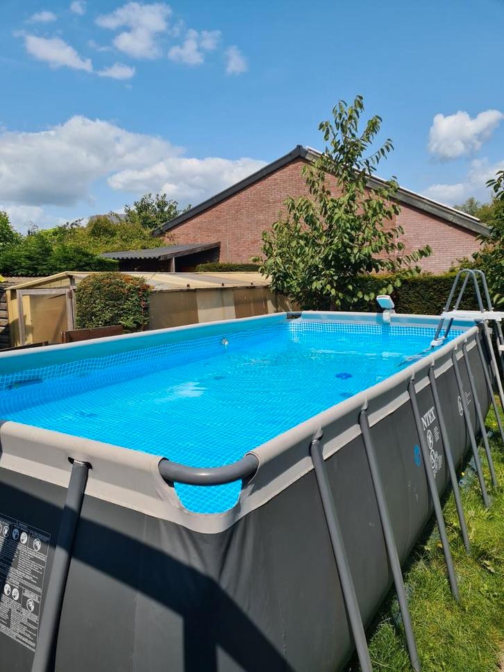 Intex Prism Frame Zwembad - 5,49  2.67r, Tuin en Terras, Zwembaden, Gebruikt, Opzetzwembad, 80 tot 120 cm, 400 cm of meer, 200 tot 300 cm