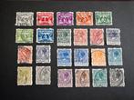 Zegels uit serie 1928 Vierzijdige roltanding gestempeld, Postzegels en Munten, Postzegels | Nederland, Verzenden, T/m 1940, Gestempeld
