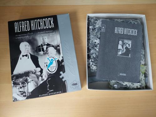 Alfred Hitchcock mystery puzzle 1000 st, Hobby en Vrije tijd, Denksport en Puzzels, Zo goed als nieuw, Legpuzzel, 500 t/m 1500 stukjes