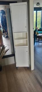 Hoekkast wit badkamer, Huis en Inrichting, Badkamer | Badkamermeubels, Ophalen, Gebruikt, Overige typen, 50 tot 100 cm