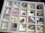 Mineralen verzameling in doos, Verzamelen, Ophalen of Verzenden