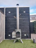RVS Terraskachel Tuinhaard uit een 50L bierfust, Ophalen of Verzenden, Nieuw