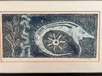 Jan te Wierik (1954-2002) ets/aquatint, Ophalen of Verzenden