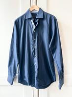 John Miller overhemd donkerblauw tailored fit, maat 15,5/39, Ophalen of Verzenden, Zo goed als nieuw, Blauw, Halswijdte 39/40 (M)