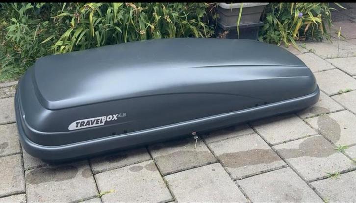 Dakkoffer Skibox Hapro Travelbox 4.5 MF, Auto diversen, Dakkoffers, Gebruikt, Ophalen