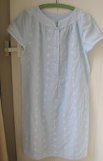pastelblauwe broderie nachtpon (maat L - XL), Kleding | Dames, Pyjama's, Ophalen of Verzenden, Zo goed als nieuw, Maat 42/44 (L)