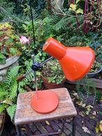 Anvia bureaulamp counterbalance oranje teak, Ophalen of Verzenden, Gebruikt, Metaal, Minder dan 50 cm