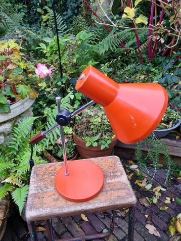 Anvia bureaulamp counterbalance oranje teak beschikbaar voor biedingen