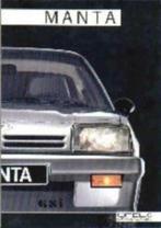 Opel Manta B fraaie originele brochure/auto folder '75 - '85, Ophalen of Verzenden, Zo goed als nieuw, Opel