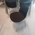 12 x design stoelen kantoor kantine partij stoelen, Ophalen, Gebruikt, Bruin, Vijf, Zes of meer stoelen