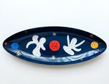 Vintage Emaille Design Schaal Jan Röëde Nieuwe Haagse School beschikbaar voor biedingen