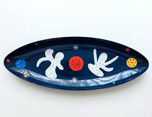 Vintage Emaille Design Schaal Jan Röëde Nieuwe Haagse School, Antiek en Kunst, Kunst | Designobjecten, Verzenden