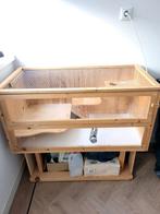 Knaagdierenhok met veel extra's, Ophalen, Gebruikt, 60 tot 90 cm, 75 tot 110 cm