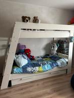 Woood stapelbed en bedlade z.g.a.n., Huis en Inrichting, Slaapkamer | Stapelbedden en Hoogslapers, 90 cm, Stapelbed, Eenpersoons