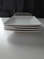 4 witte diepe borden, Yong, Huis en Inrichting, Keuken | Servies, Ophalen, Zo goed als nieuw, Bord(en), Effen