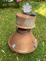 Originele industriële lamp met origineel glas, Ophalen
