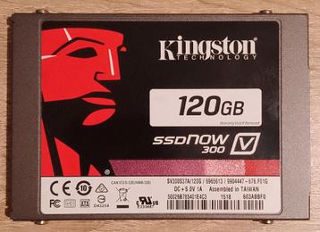 kingston 120gb ssd schijf,werkt 100% beschikbaar voor biedingen