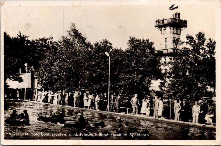 Julianatoren Apeldoorn - 5 ansichtkaarten vanaf 1951, Verzamelen, Ansichtkaarten | Nederland, Gelopen, Gelderland, 1940 tot 1960