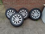 4x Aluett 16 inch lichtmetalen velgen + winterbanden, Ophalen, Gebruikt