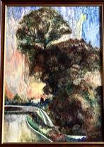 schilderij 'Woudrichem'., Huis en Inrichting, Ophalen, Oorspronkelijke maker, Zo goed als nieuw, Schilderij