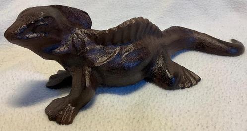 Jesus Christ Lizard - Gietijzer - 25 cm, Antiek en Kunst, Curiosa en Brocante, Ophalen