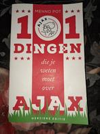 Boek 101 dingen over ajax in prima staat, Sport en Fitness, Voetbal, Ophalen of Verzenden, Clubaccessoires, Zo goed als nieuw
