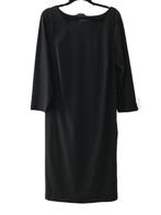 NIEUW EXPRESSO travelstof LBD jurk 42-44 model Delila zwart, Zwart, Maat 42/44 (L), Nieuw, Onder de knie