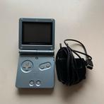 Gameboy advance SP grijs-blauw, Spelcomputers en Games, Spelcomputers | Nintendo Game Boy, Ophalen of Verzenden, Gebruikt, Game Boy Advance SP