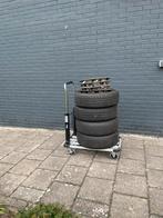 Vier zomerbanden + velgen, Ophalen, 14 inch, Banden en Velgen, 165 mm