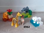 Baby Dierentuin dieren - complete set 4962, Kinderen en Baby's, Speelgoed | Duplo en Lego, Duplo, Ophalen of Verzenden, Zo goed als nieuw