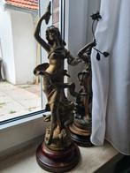 Bronze beeld goud verguld augustus moreau, Antiek en Kunst, Kunst | Beelden en Houtsnijwerken, Ophalen of Verzenden